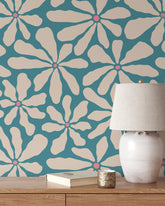 Vintage Boho Flowers Wallpaper